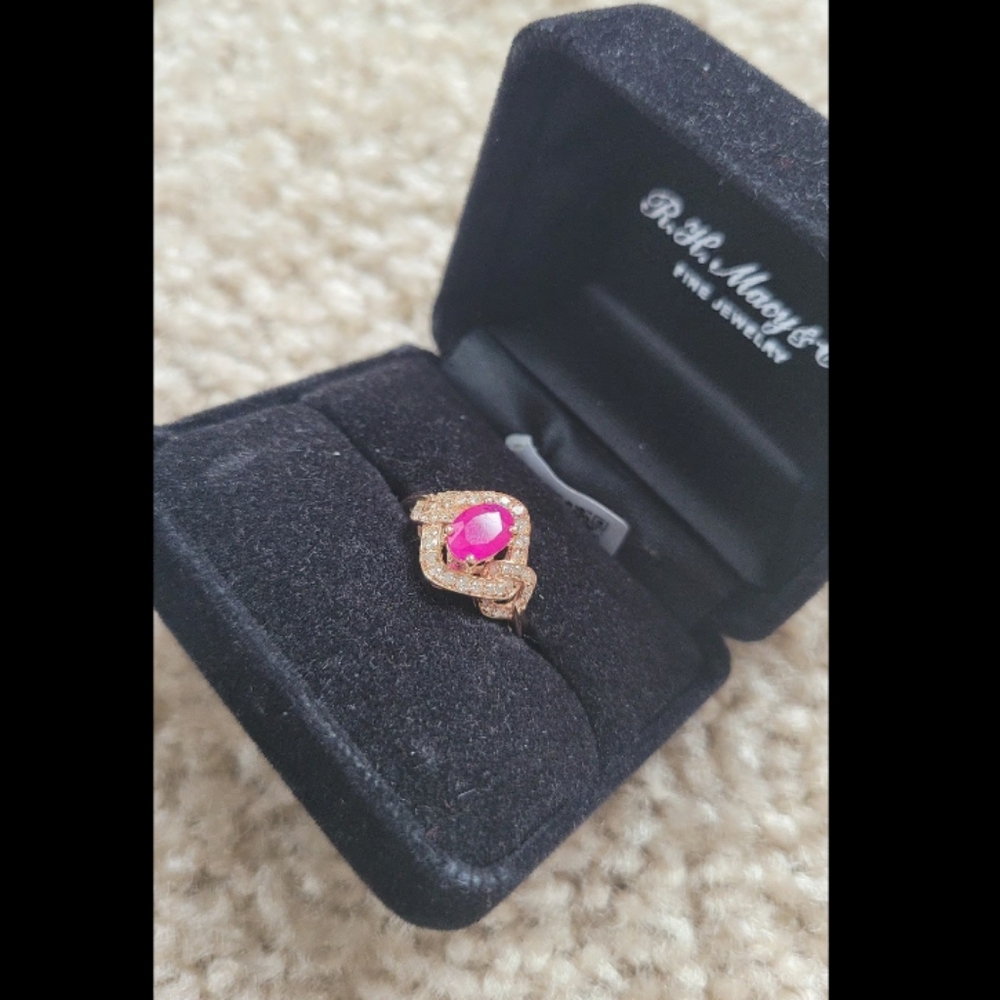 14k Ruby Ring - image 1
